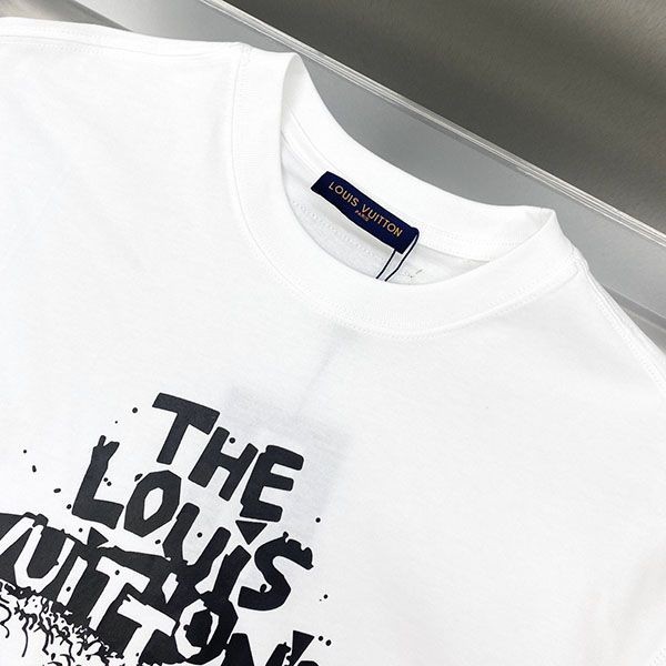 入手困難ルイヴィトン LVコンサートプリントTシャツ スーパーコピー vum73328